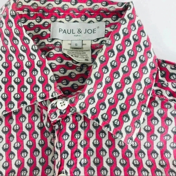 Paul & Joe Paris cotton cuff sleeve button down - Picture 2 of 8